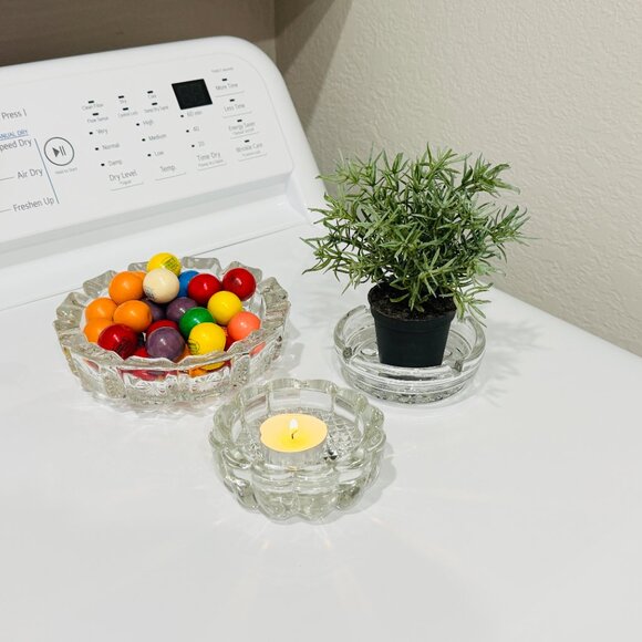 3 Vintage glass ashTRAYS - Picture 4 of 16